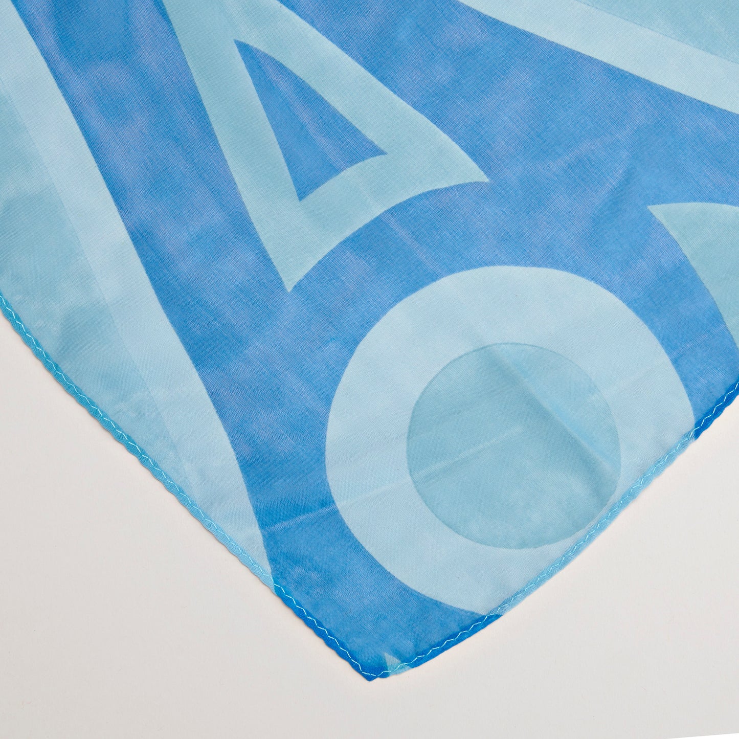Écharpe transparente en poly saumon