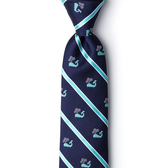 Whale Tie, Aqua Microfibre