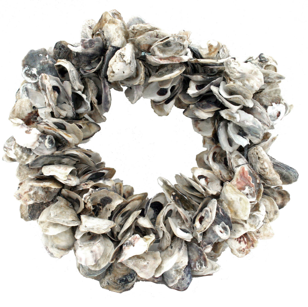 Couronne de coquilles d'huîtres