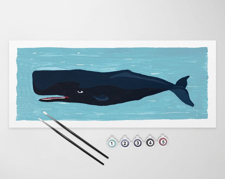 Peinture à numéros - Baleine géante