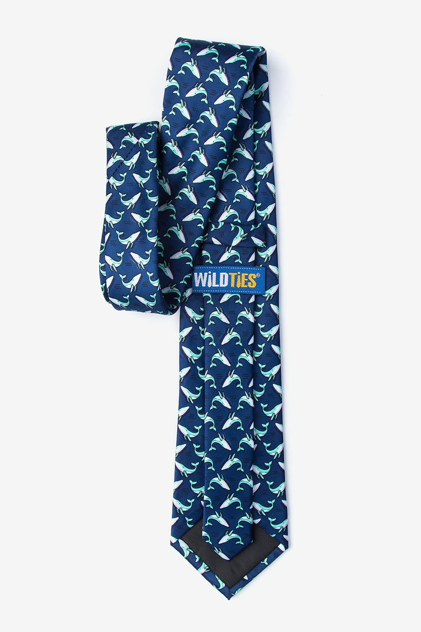 Blue WhaleCravate, bleu marine