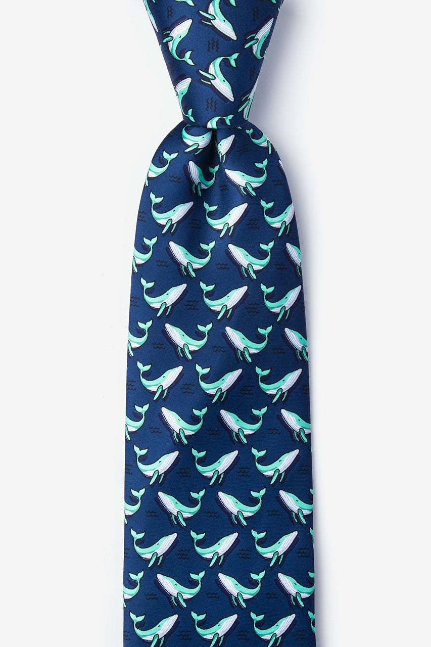 Blue WhaleCravate, bleu marine