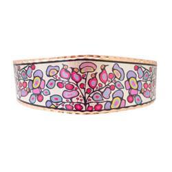 Copper Etched Bracelet, Woodland Floral