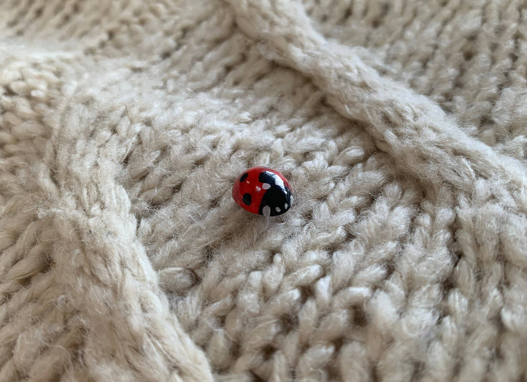 Realistic Ladybird Pin