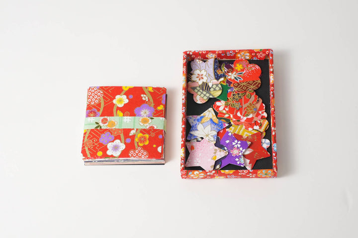 KASHIKO - Chiyogami Origami/Sticker Set