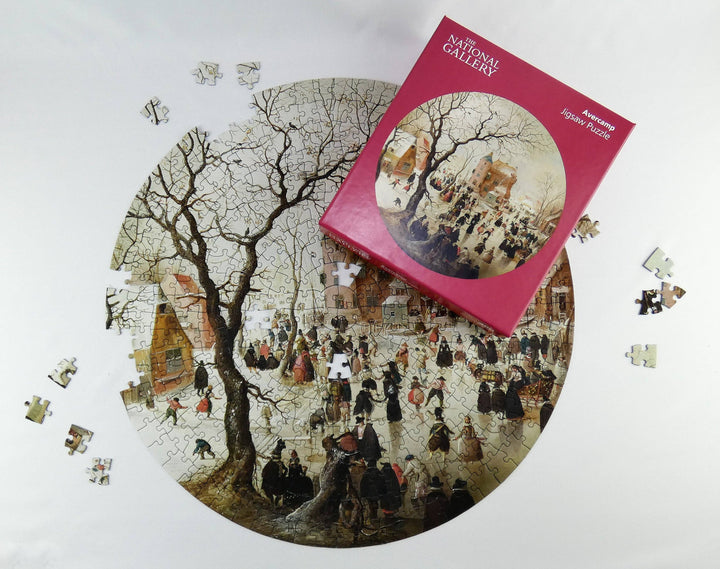 A Winter Scene with Skaters near a Castle - National Gallery