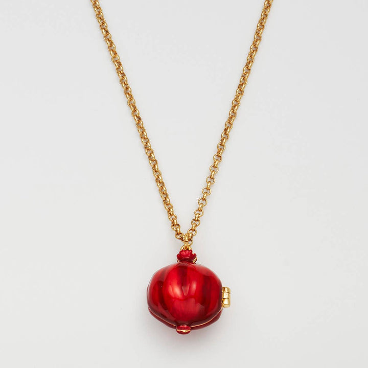 Pomegranante Locket Necklace
