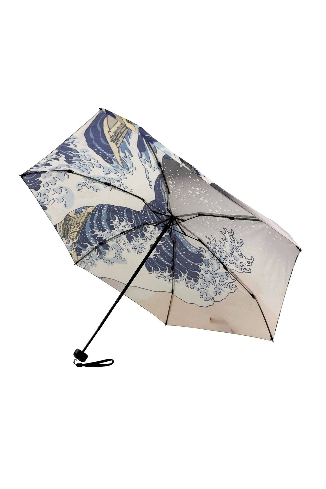 Hokusai's Great Wave Umbrella with Travel Case (Mini )