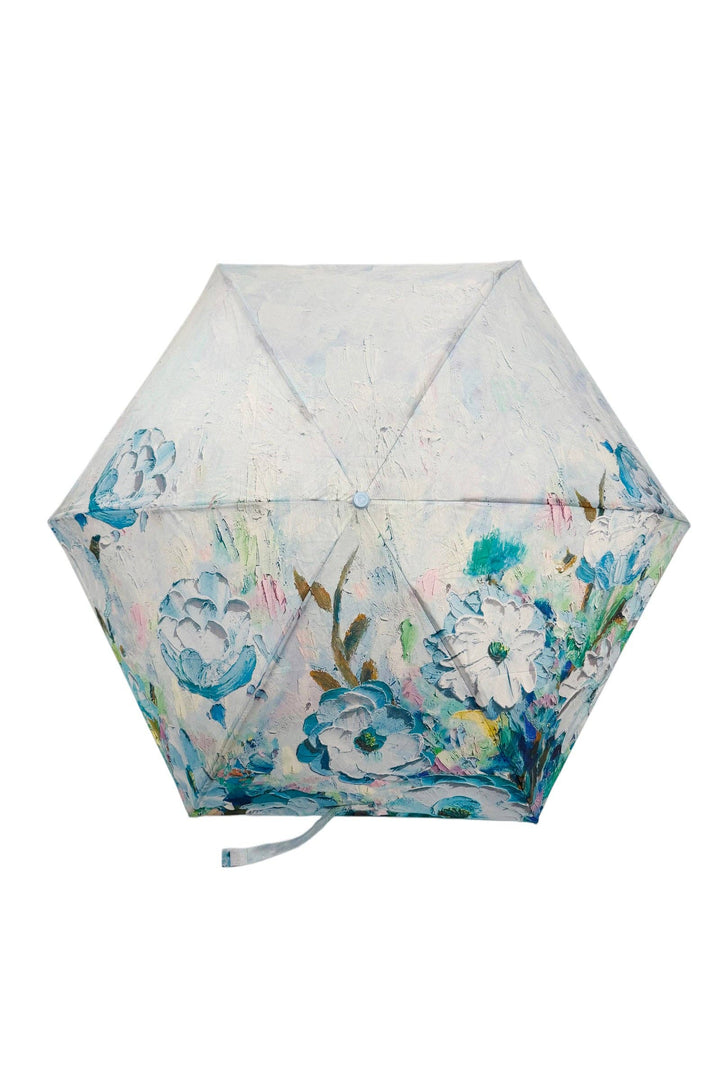 Floral Oil Painting Umbrella with Travel Case (Mini)