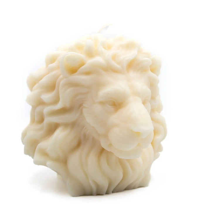 LION | PILLAR CANDLE: White