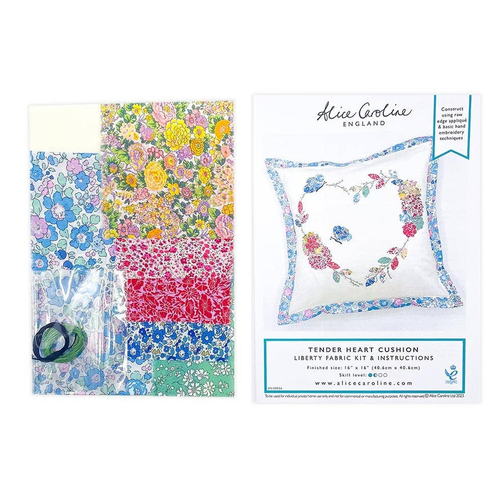 Liberty Tana Lawn® Fabric Tender Heart Cushion Sewing Kit