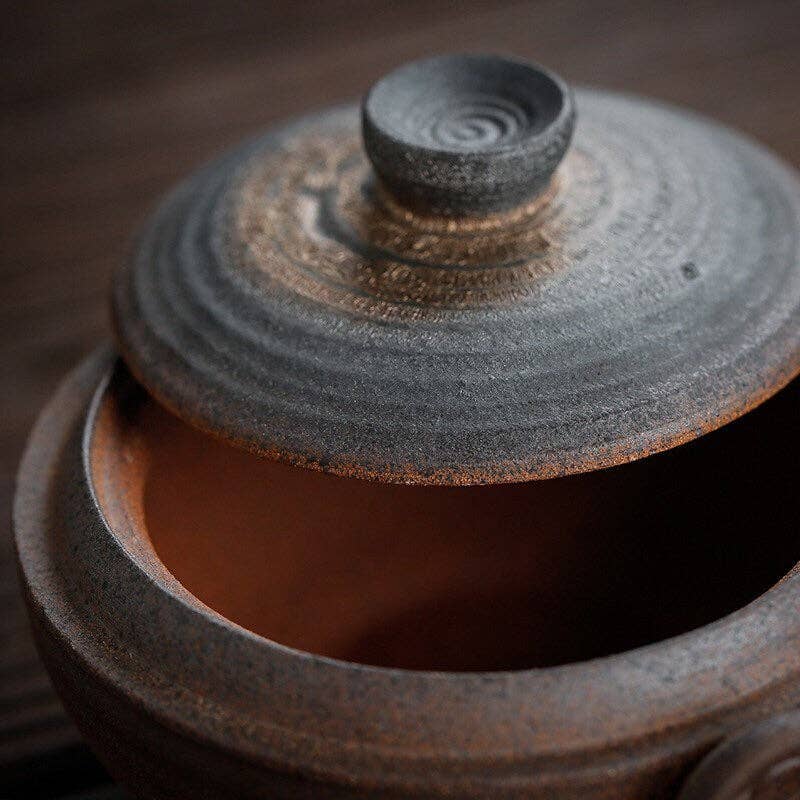 Handmade Ceramic Gaiwan Tea Set (Short version) Shiboridashi Teapot