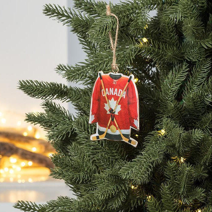 Canada Hockey Jersey Ornament