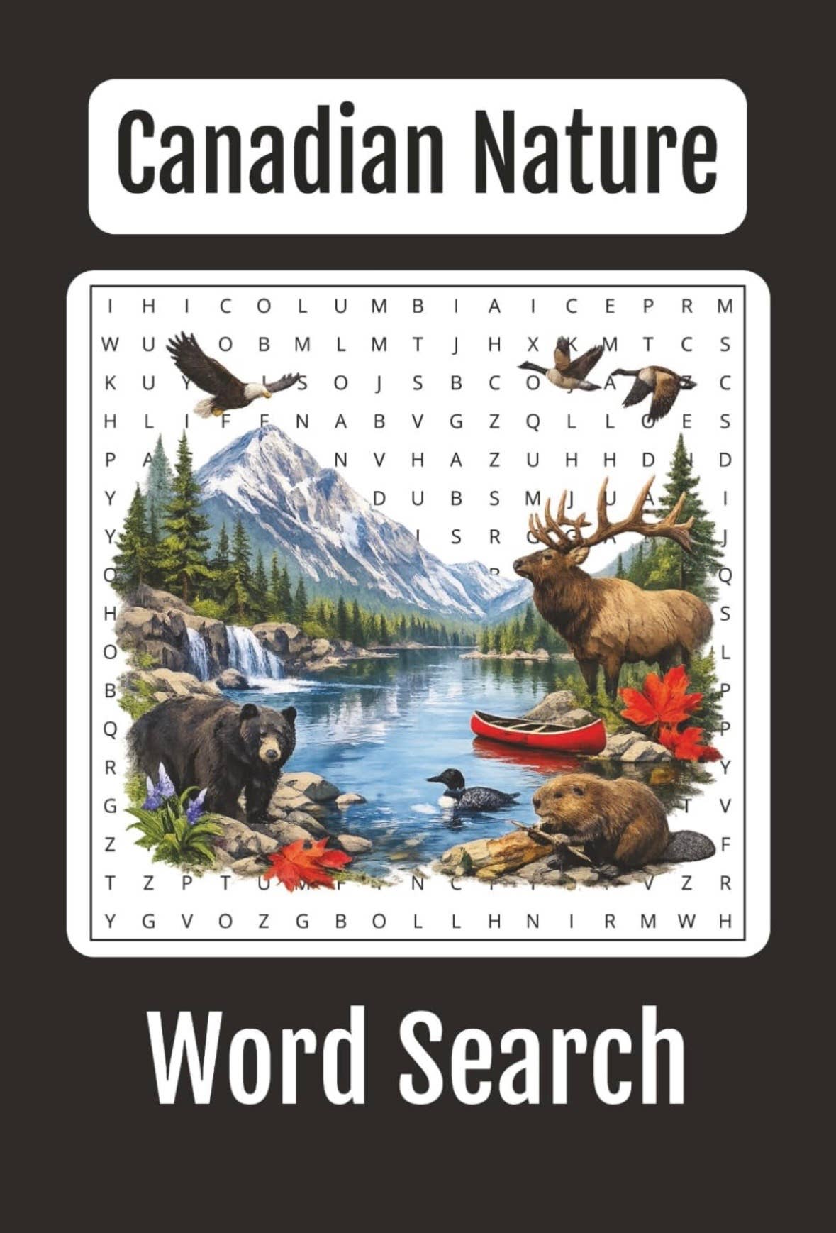 Minimal Pets Icon Canadian Nature Word Search: 55 Word Searches – ROM Boutique