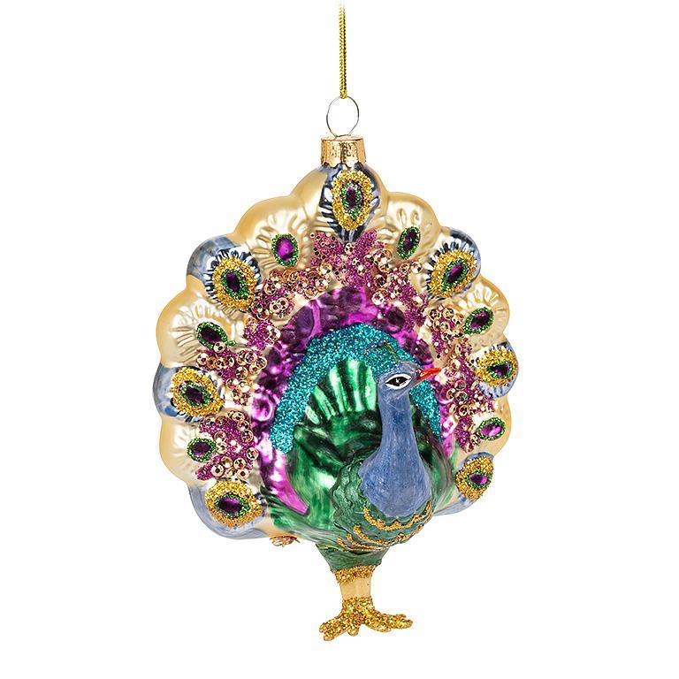 Standing Peacock Ornament