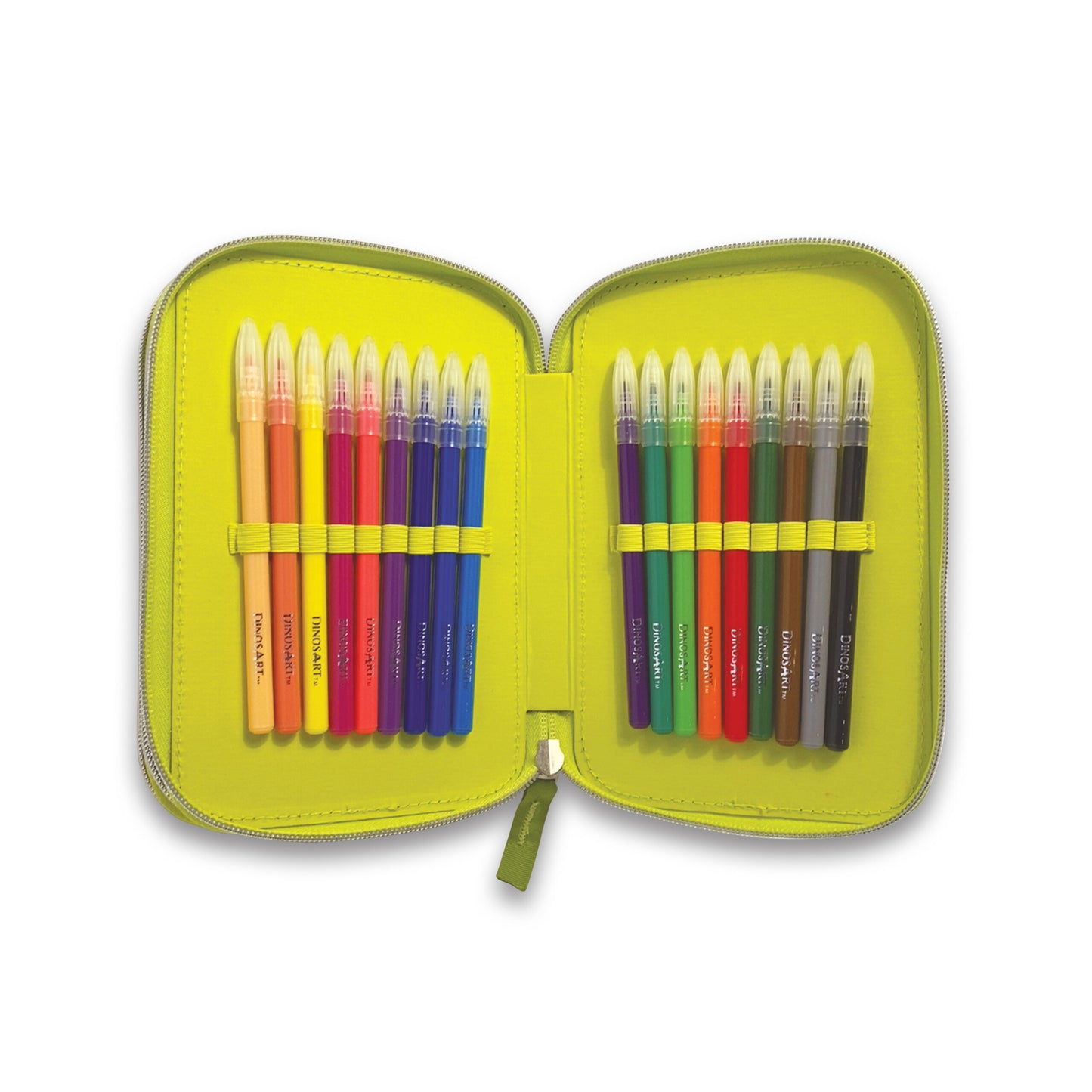 Trousse à crayons à 3 niveaux DinosArt