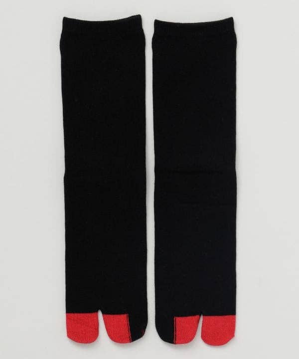 Non-Slip Minimal Tabi Socks, Kuru-BK