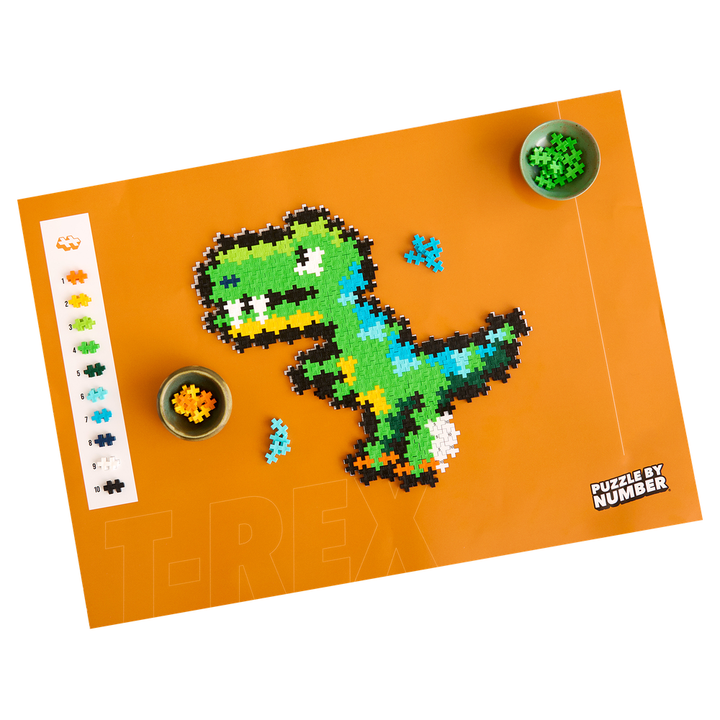 PUZZLE BY NUMBER - T-REX - 250pcs