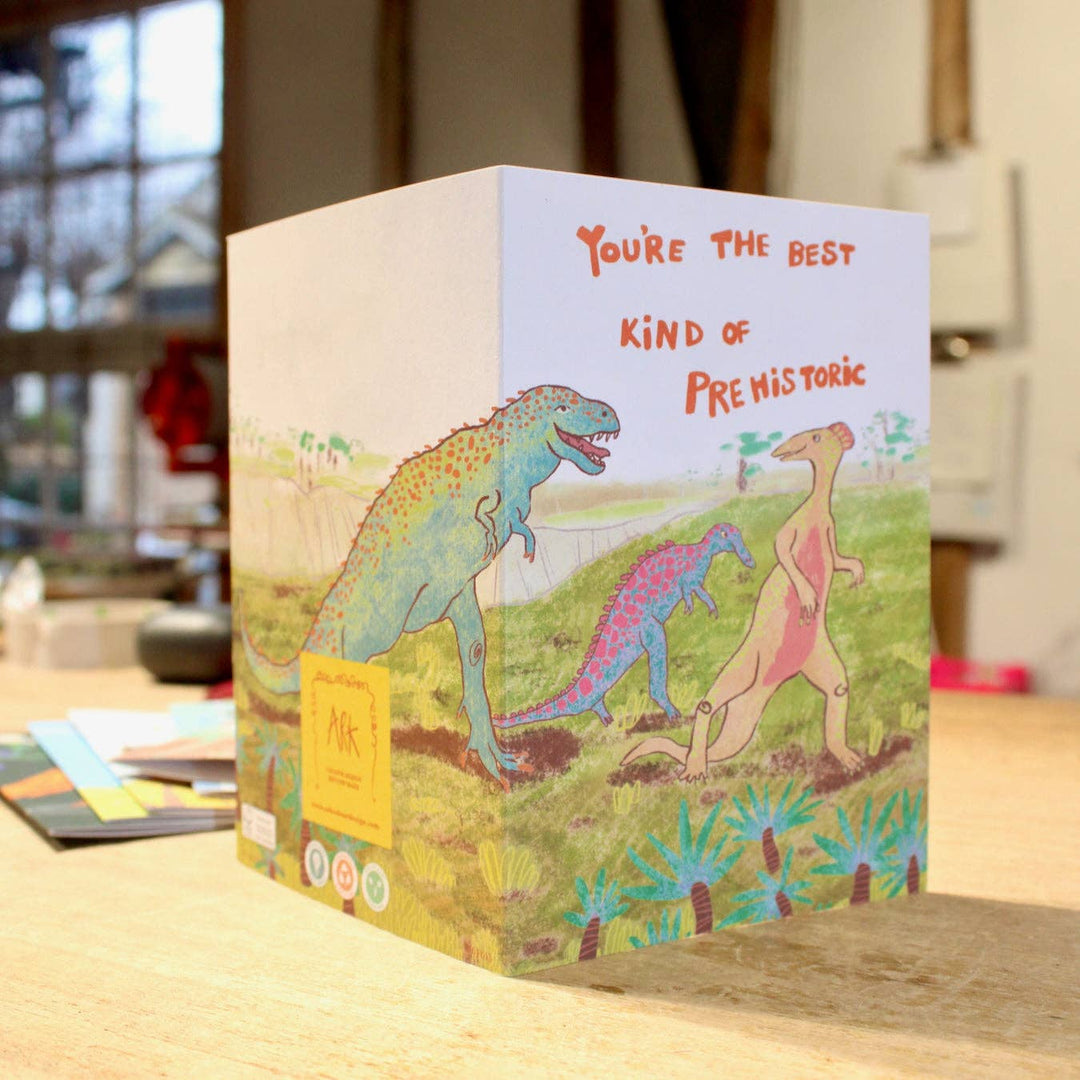 Prehistoric Birthday Card A6