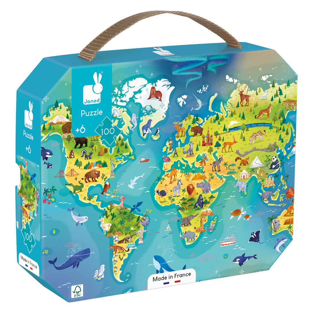WORLD Puzle 100pc