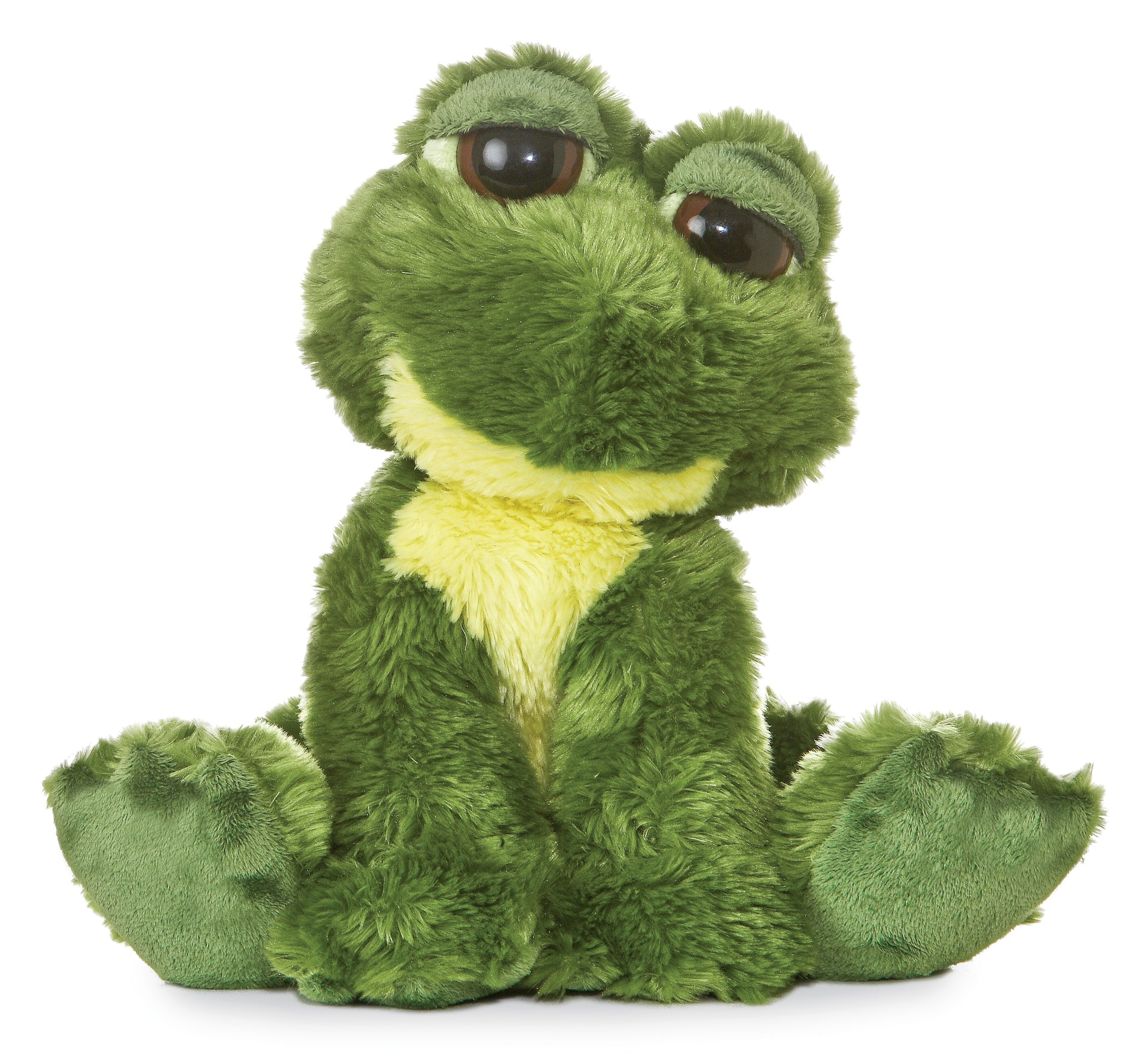 Green stuffed frog toy online