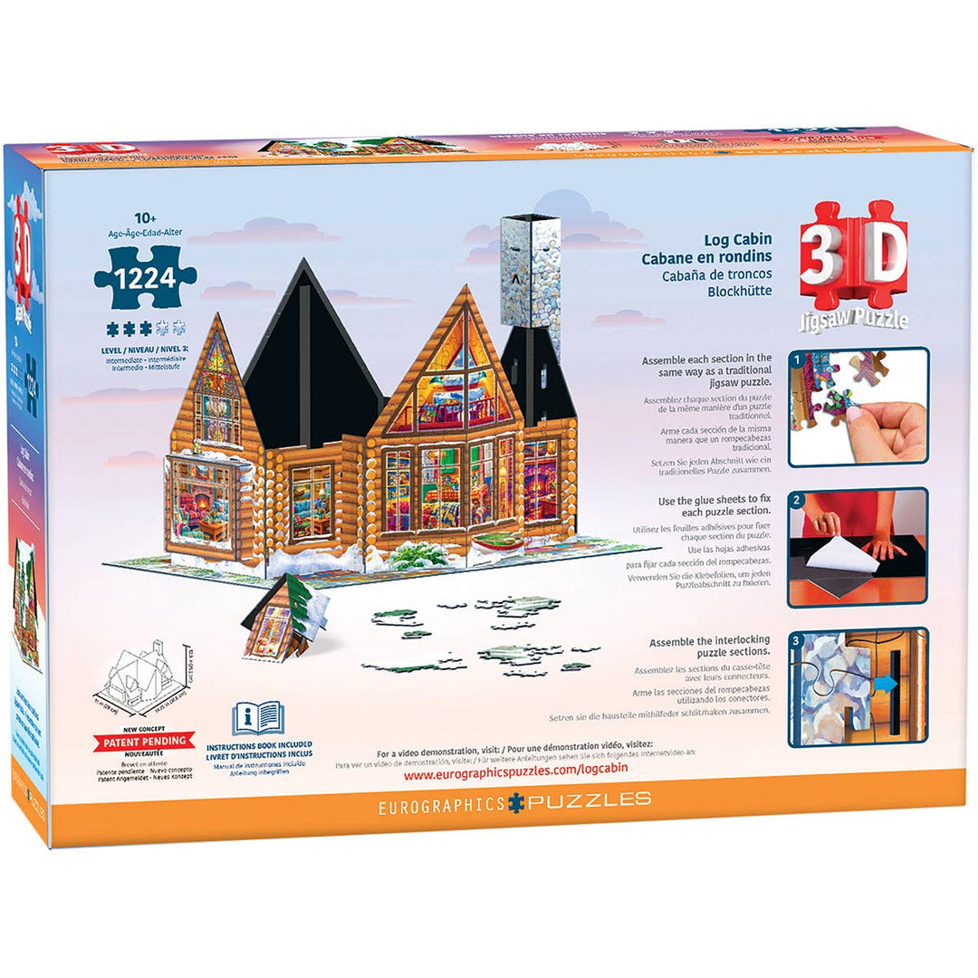 Log Cabin (3D) Puzzle