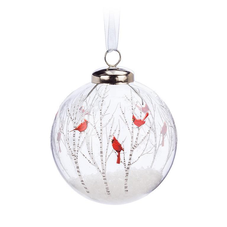 Cardinals in Tree Ornament