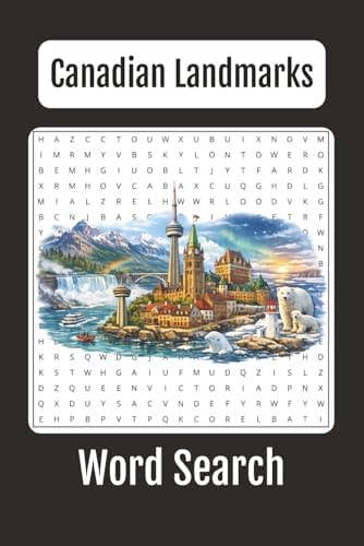 Canadian Landmarks Word Search: 60 Word Searches