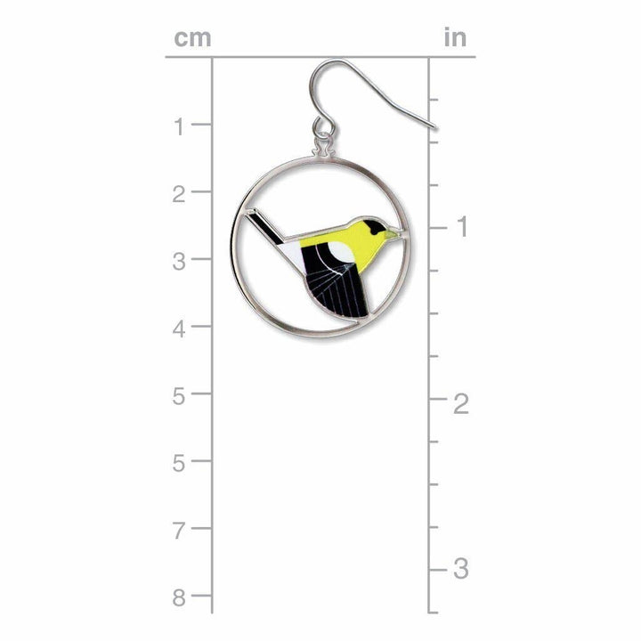 Charley Harper's Goldfinch Earrings