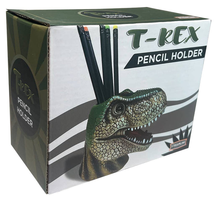 Green T-Rex Pen Cup