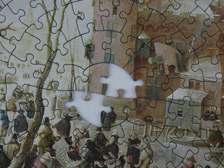 A Winter Scene with Skaters near a Castle - National Gallery