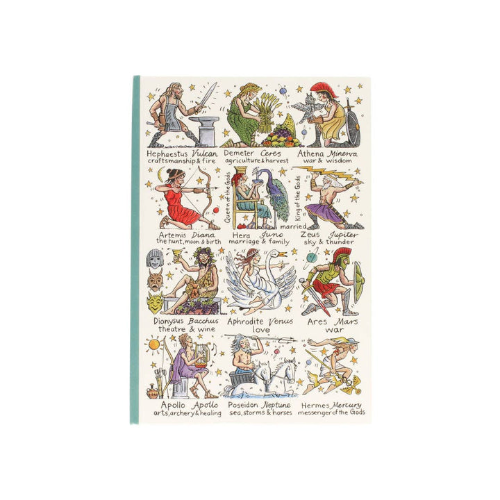 Greek Gods & Goddesses A5 Hardback Notebook