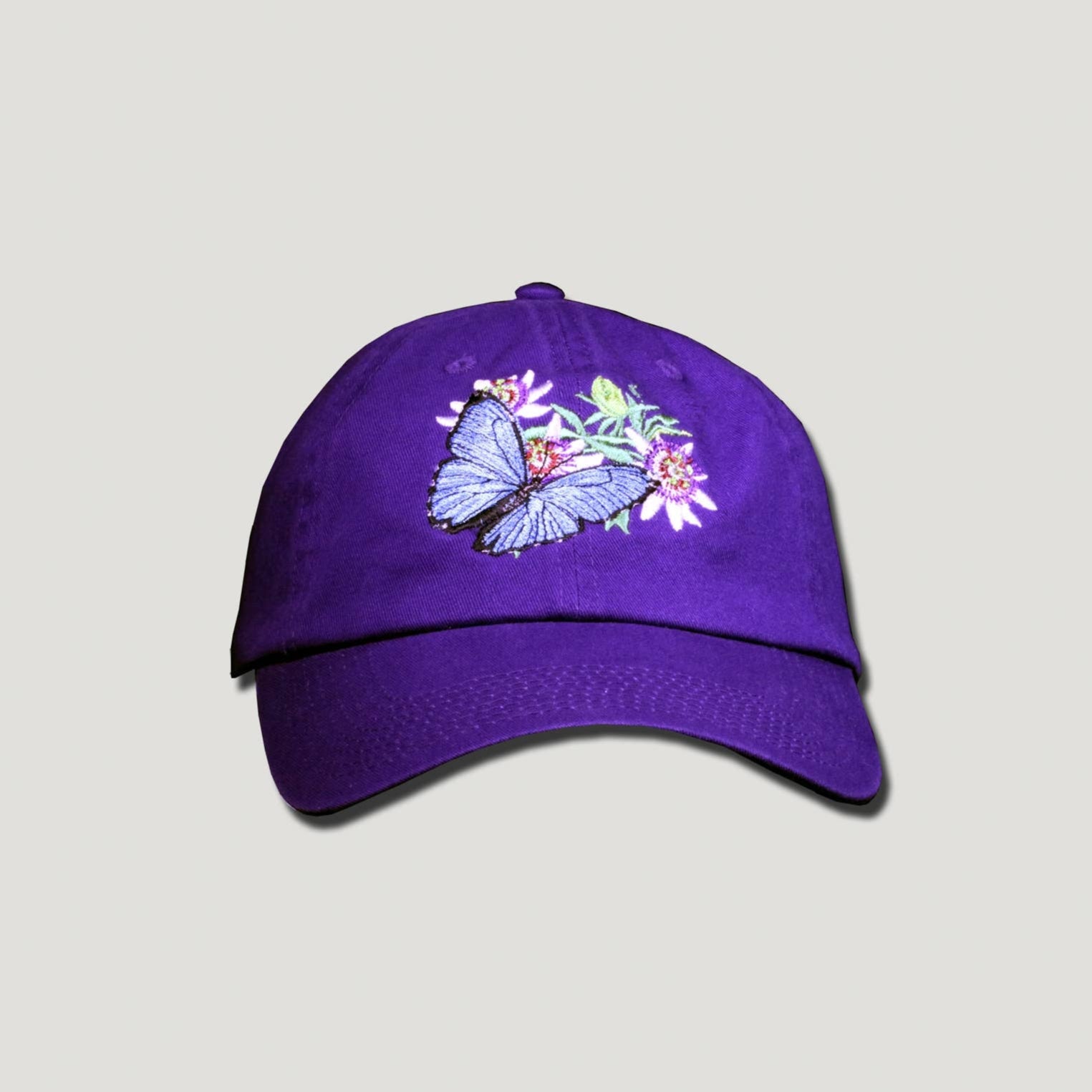 Morpho Passion Embroidered Low-Profile Cap – ROM Boutique