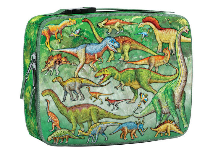 Dinosaurs Lunch Bag with Puzzle