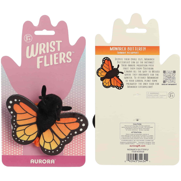 5" MONARCH BUTTERFLY WRIST FLIER