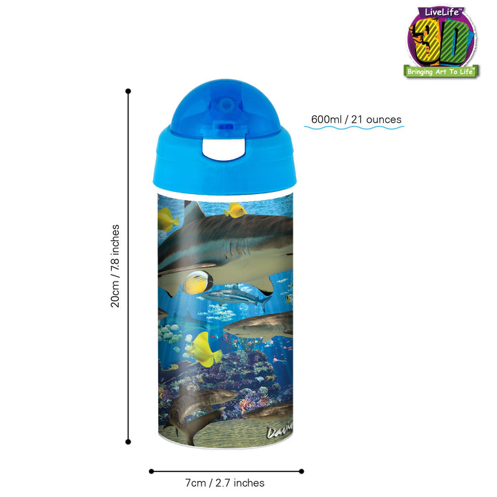 3D LiveLife Bottles - Shark Reef