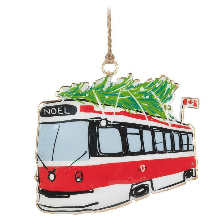 Holiday Streetcar Ornament