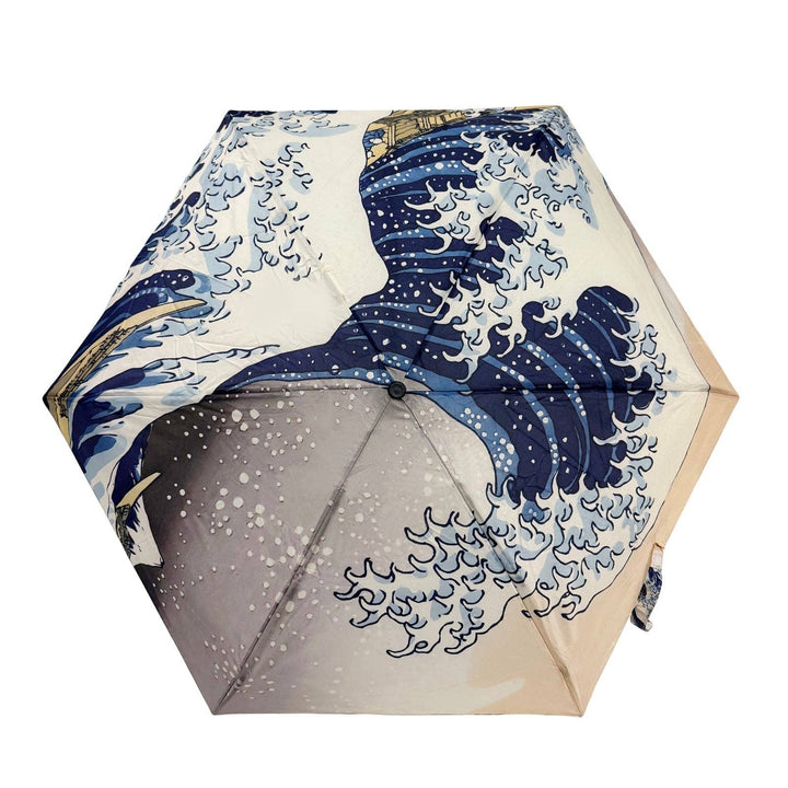 Hokusai's Great Wave Umbrella with Travel Case (Mini )