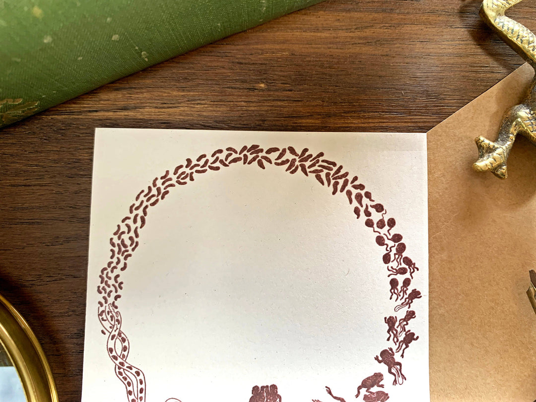 Toad Life Cycle Memo Pad