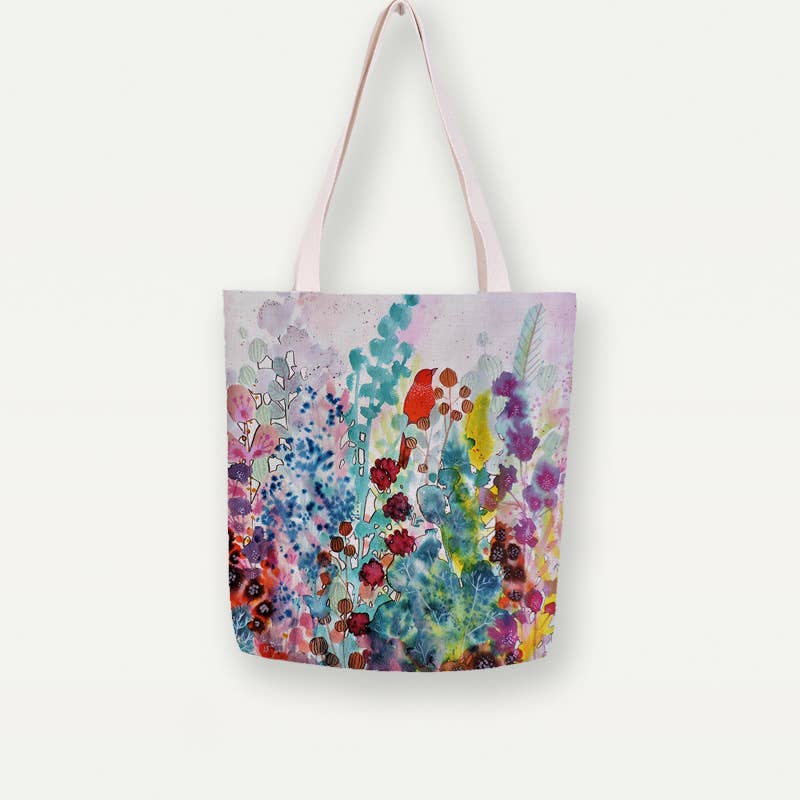 Bird Watercolor 9 Tote Bag