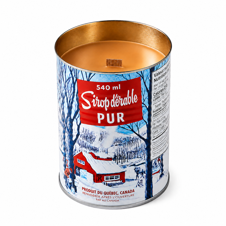 Maple Syrup Candle - Iconic Tin Can (540 ml)