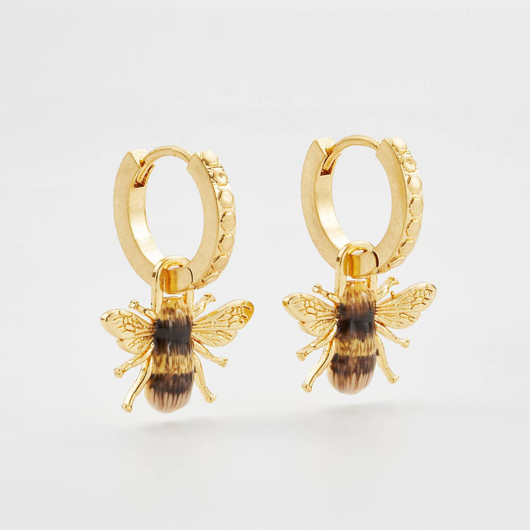 Bee Huggie Earring