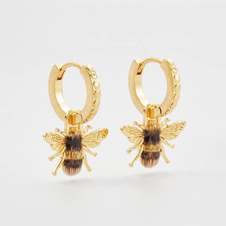 Bee Huggie Earring