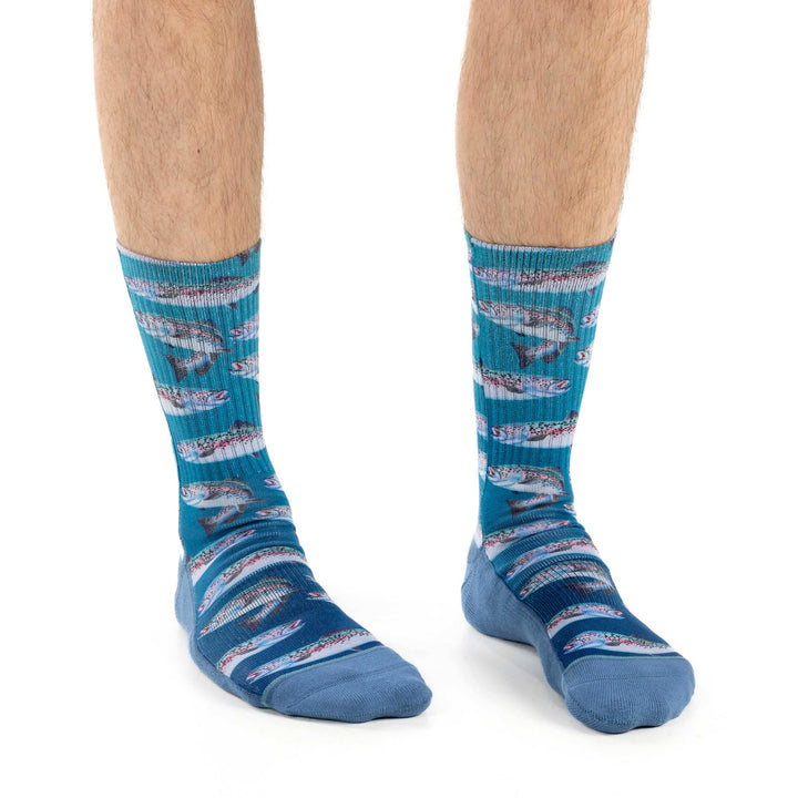 Men's Rainbow Trout Socks 8-13