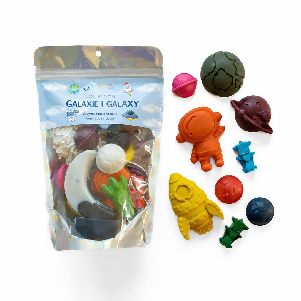 Handmade Crayons - GALAXY - Crayons faits à la main