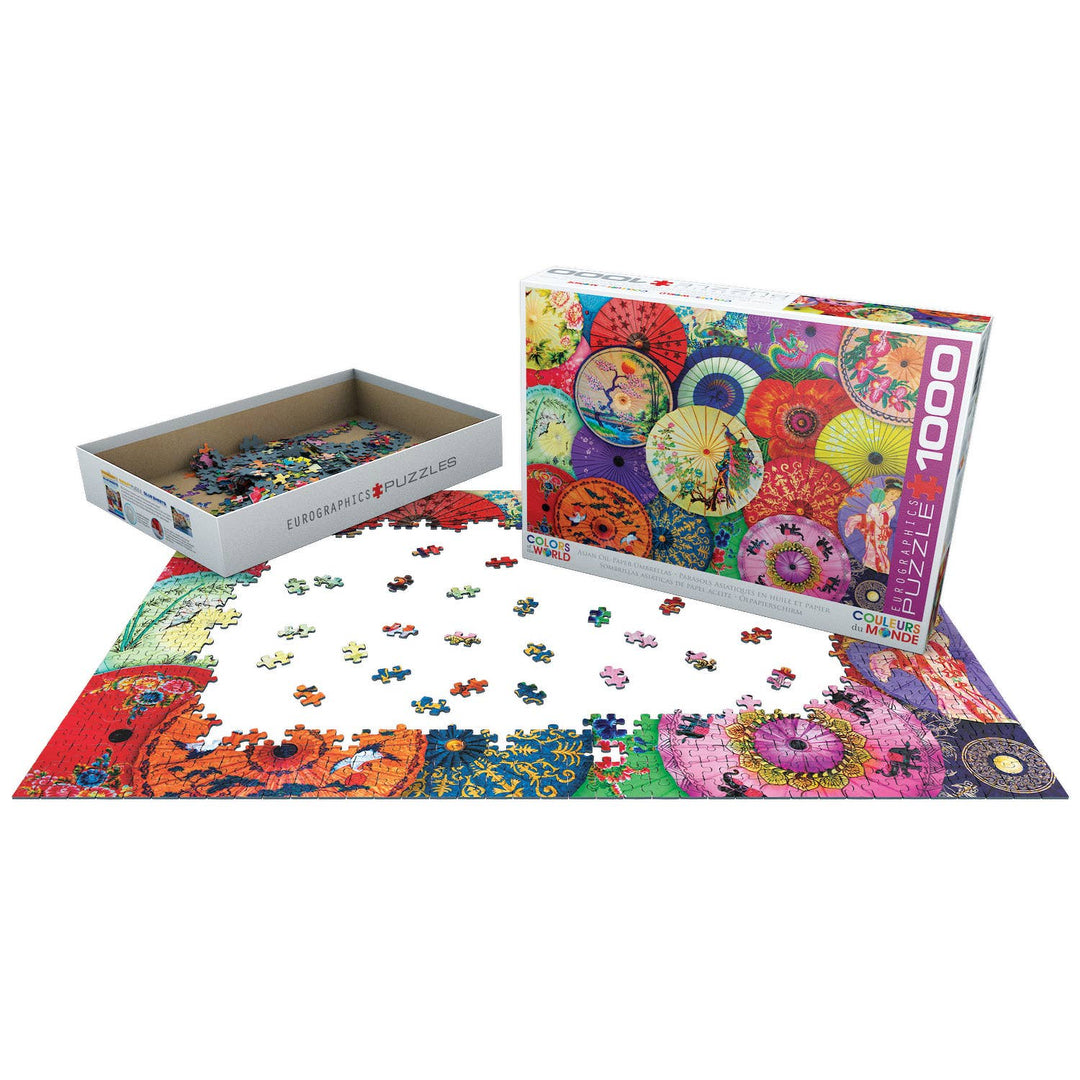 Asian Oil-Paper Umbrellas Puzzle