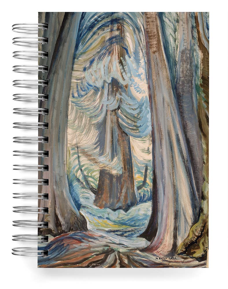 Emily Carr Three cedar trunks journal