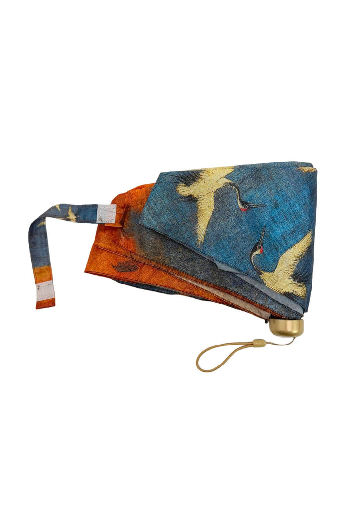 Japanese Cranes Umbrella with Travel Case (Mini)