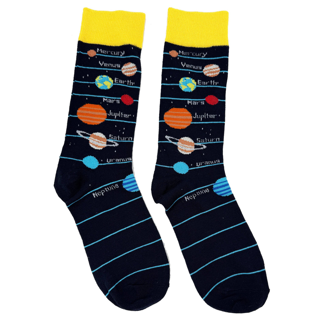 Space Socks - Solar System - Adult 7 - 11
