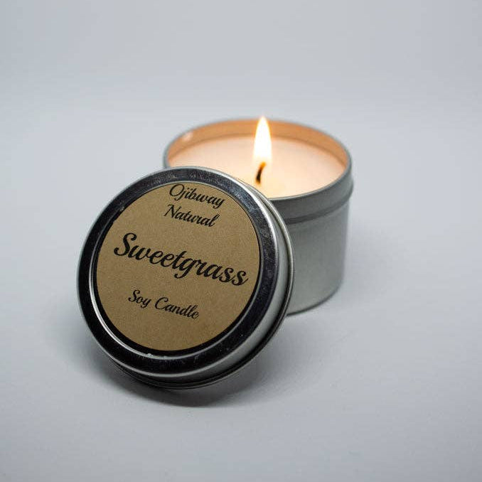 Ojibway Natural - Sweetgrass - Soy Candle